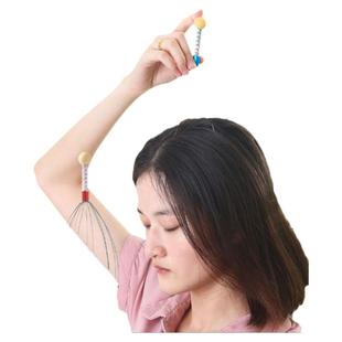 头部按摩器八爪鱼灵魂提取五爪经络疏通仪抓痒挠头皮放松按摩滚珠