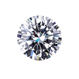 Moissanite Color Grade D Clarity Grade FL 58 Face Cut