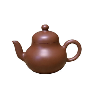 吴洁敏【思婷壶】潮州手拉壶原矿纯手拉朱泥紫砂家用茶壶泡茶陶壶