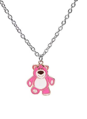 草莓熊项链ins日韩简约配饰男百搭嘻哈吊坠女送闺蜜女友礼物潮品