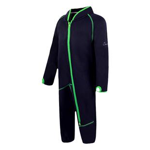 正品样品儿童速干抓绒中间层保暖速干连体服宝宝爬服连体衣套装