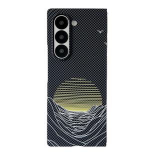 日出碳纤维纹理适用于三星GalaxyZFold7折叠屏手机壳超薄硬壳zfold6新款z4/z3专用5五代外壳W24防摔23/22套25