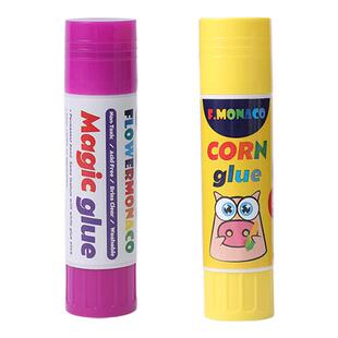 Flower Monaco花芽儿童固体胶学生diy无味安全手工胶水幼儿园办公环保透明玉米淀粉固体胶棒