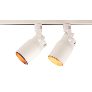 出口日本实木轨道射灯led导轨灯北欧原木灯背景墙灯遥控聚光家用