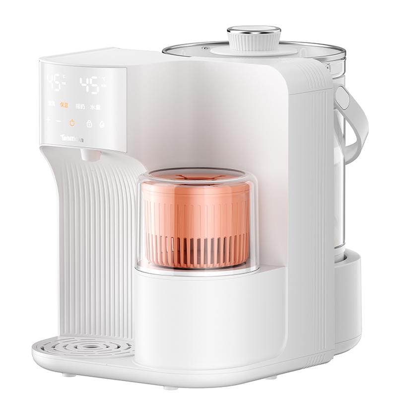 Tenmoon十棵月全玻璃恒温壶婴儿专用泡奶调奶摇奶二合一饮水机