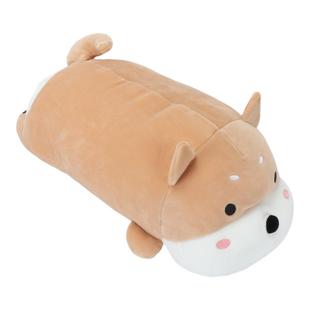 名创优品趣味趴姿狗狗公仔miniso可爱毛绒睡觉超软抱枕玩偶玩具