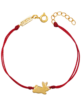 THISNESS简约生肖兔编绳手链