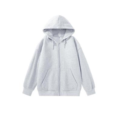 班尼路灰色美式卫衣外套连帽开衫