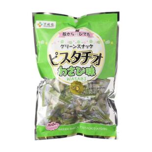 【本土版】日本代购千成堂开心果儿童宝宝坚果绿色零食芥末味215g