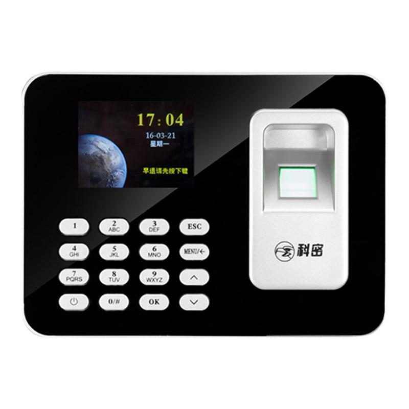 科密K300A考勤机指纹机打卡机 IP U盘下载网络版指纹识别签到标配