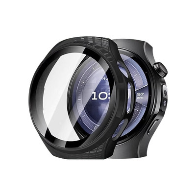 【昆仑防摔】适用华为Watch5保护壳新款huawei46mm手表壳膜一体42mm智能运动边框保护套防刮耐磨防摔防水男女
