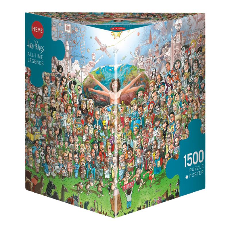 HEYE拼图1500片历史传奇