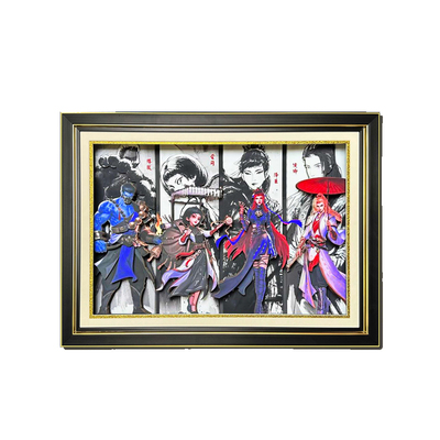 画江湖之不良人全家福3d立体画李星云装饰画女帝蚩梦侯卿动漫周边