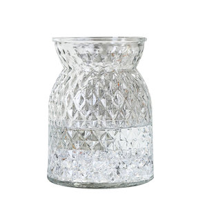 北欧风创意透明水培植物玻璃瓶客厅水培绿萝插花瓶玫瑰花瓶摆件