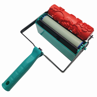 7寸装饰机墙面滚花刷墙神器艺术工具墙纸油漆硅藻泥模具印纹滚筒