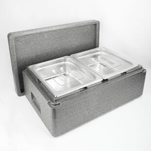 网红冰粉小料冰淇凌水果捞保冷箱配透明盖食品快餐保温箱商用摆摊