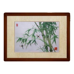 品粤广绣粤绣手工刺绣工艺品客厅玄关办公室装饰挂画商务伴手礼