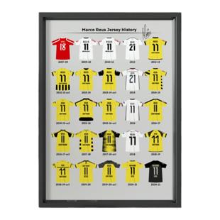 德国队欧洲杯球迷礼物罗伊斯生涯球衣号码相框 足球体彩门店装饰