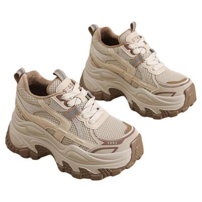 星期六厚底老爹鞋女2025新款冬季加绒保暖运动鞋女款鞋子内增高鞋