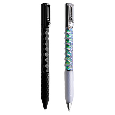 黑科技几何变形笔按动中性笔0.5m小学初中生用创意高颜值刷题笔