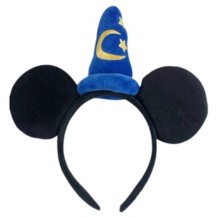 星月魔法帽~去迪士尼蓝色米奇发箍男女款可爱头箍游乐园拍照头饰