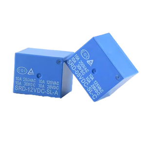 继电器4脚5脚3V 蓝色T73 10A SRD-03V 05V 12V 24VDC-SL-A-C