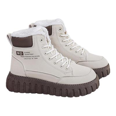 高帮东北大棉鞋女冬加绒加厚底