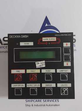 DECKMA FMS 3000 HT01-E6 FIRE ALARM MAIN PANEL