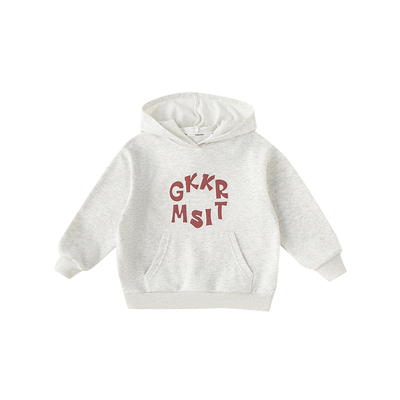 INSbobo儿童卫衣字母连帽上衣
