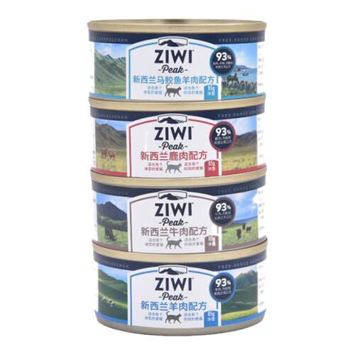 宅猫酱 新西兰ziwi滋益巅峰猫罐头猫零食湿粮成幼猫主食罐85g