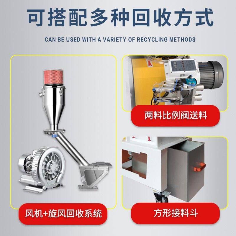 慢速静音机边粉碎机注塑机边角料回收破碎机菠萝刀工业塑料粉碎机