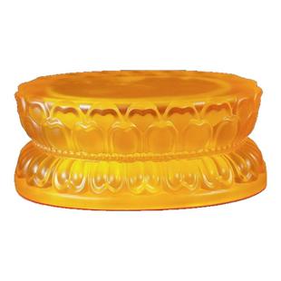 琉璃莲花座观音座财神座佛像须弥座摆件高档居家客厅佛堂桌面摆件