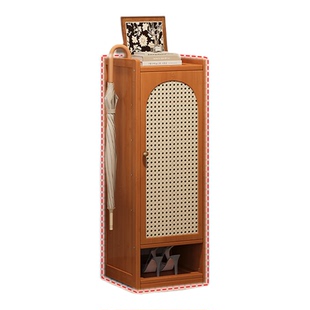 极窄鞋柜家用门口单门迷你靠墙收纳一体鞋架多层新款不占地方入户