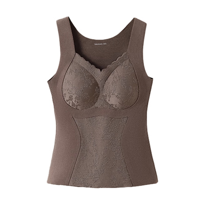 秋冬加绒保暖背心加厚款