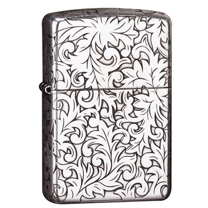 zippo正品纯银打火机精雕大唐草原装正版diy定制刻字zp煤油zppo