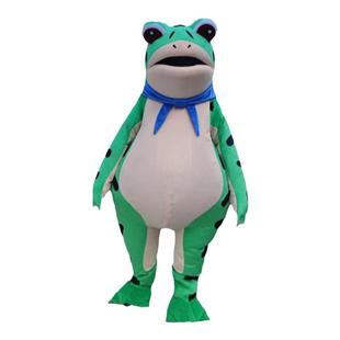 青蛙人偶服装来图定制玩偶服儿童网红跳舞充气大熊猫卡通行走人