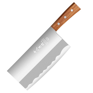 十八子作菜刀厨师专用砍鸡鸭鹅斩切两用刀广东阳江砍切刀厨房莱刀