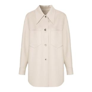 【商场同款】HPLY荷比俪冬季新款呢衬衫气质大衣