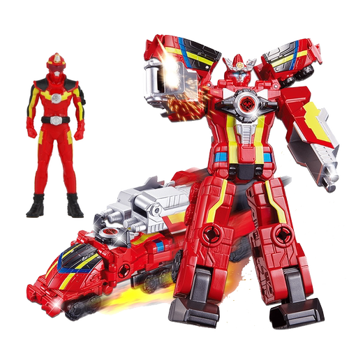 巨神战击队3变形机器人玩具变形冲锋爆裂旋天战击王冲霄号旋天号