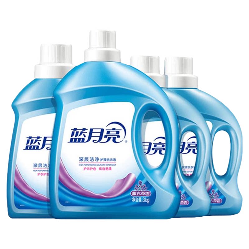 蓝月亮洗衣液洁净瓶装补充装家用实惠袋装促销持久留香官方正品
