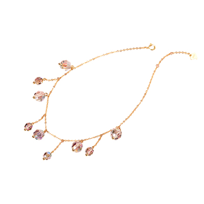 奥地利水晶脚链女2022古风小众