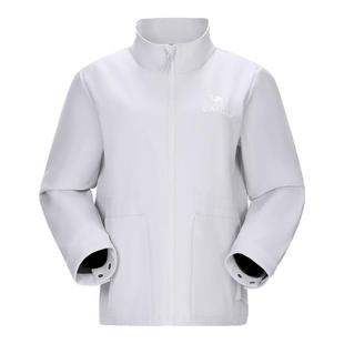 【火山岩】骆驼户外软壳衣女连帽中长款风衣速热防泼水防风外套