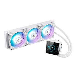 TCOMAS钛钽LG600 360黑色一体式CPU水冷散热器 3.95英寸IPS屏幕