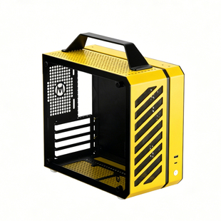 方糖机械大师C26声波手提便携侧透ITXMATX台式电脑水冷迷你小机箱