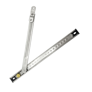 不锈钢风撑二连杆平开窗户风撑撑杆欧式风撑断桥铝门窗滑撑限位器