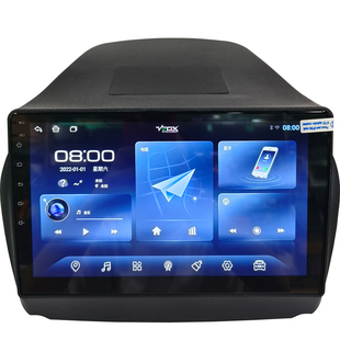 现代IX25 IX35中控安卓大屏导航360全景倒车影像蓝牙记录仪一体机