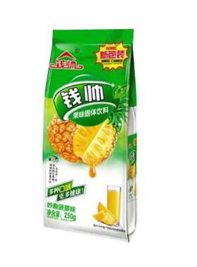 钱帅固体饮料大冷面调料果味粉菠萝精250g袋冷面调味汤包邮商用家