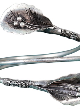 魏无羡古装头饰民族风苗银手镯