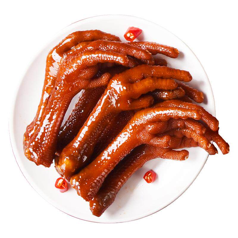 鲁明斋虎皮鸡腿鸭脖风味鸭锁骨健康解馋卤味即食休闲小吃追剧零食