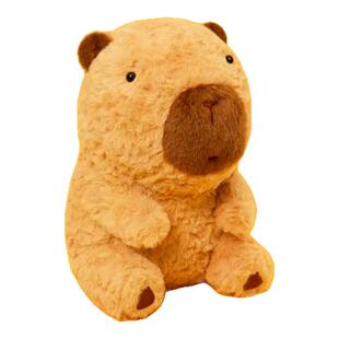 官方正版卡皮巴拉毛绒公仔系列发呆抱抱豚可爱水豚玩偶礼物